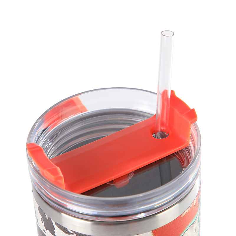 Wholesale Tumbler Christmas Stainless Steel Insulated Cup Handle Car Cup Ice Bullies Cup